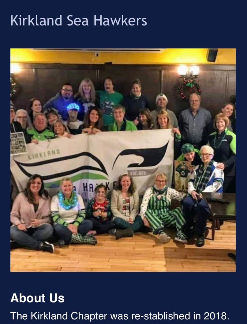 Kirkland Sea Hawkers chapter