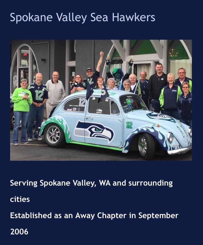Spokane Valley Sea Hawkers chapter