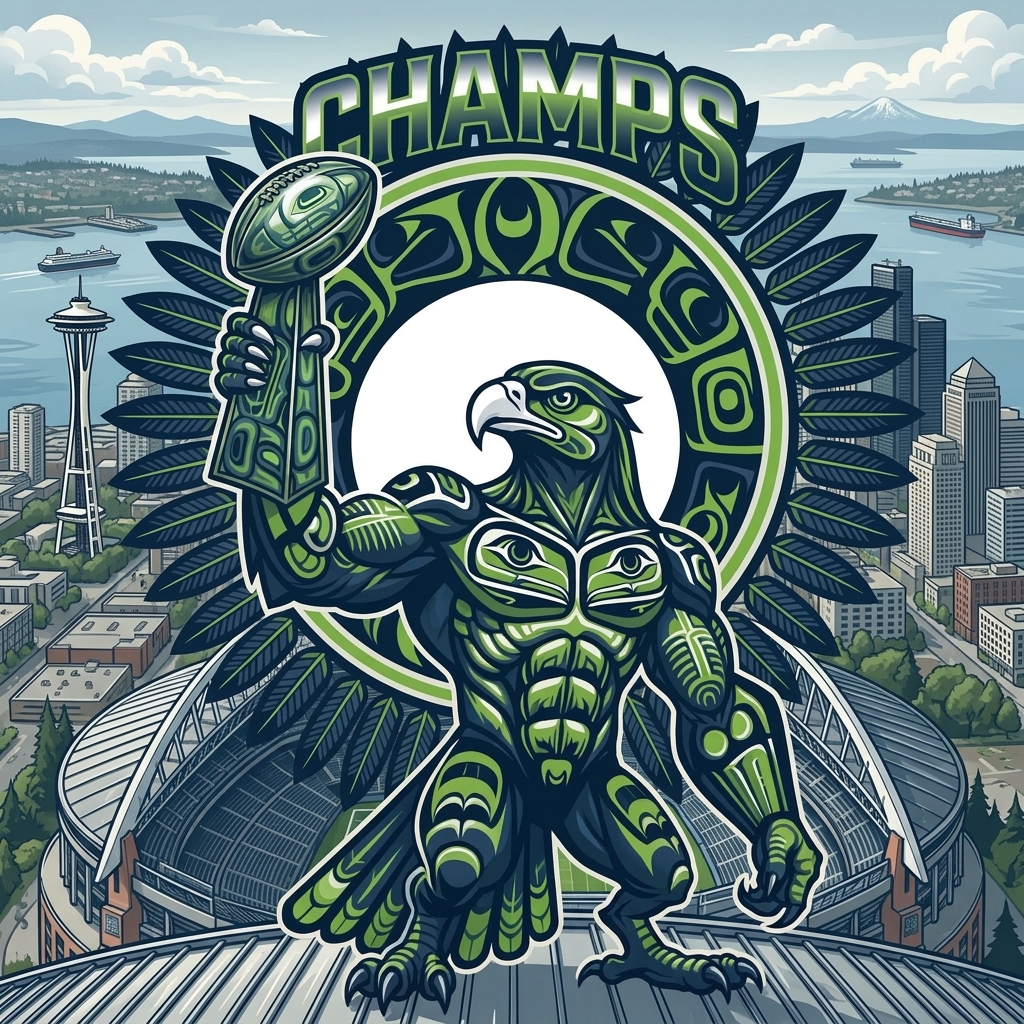 Decibel 12 tribal hawk champions banner