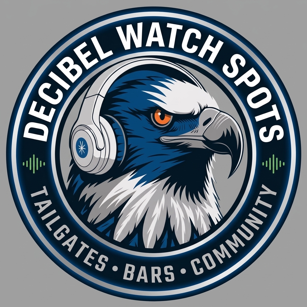 Decibel Watch Spots crest — gameday basecamps emblem
