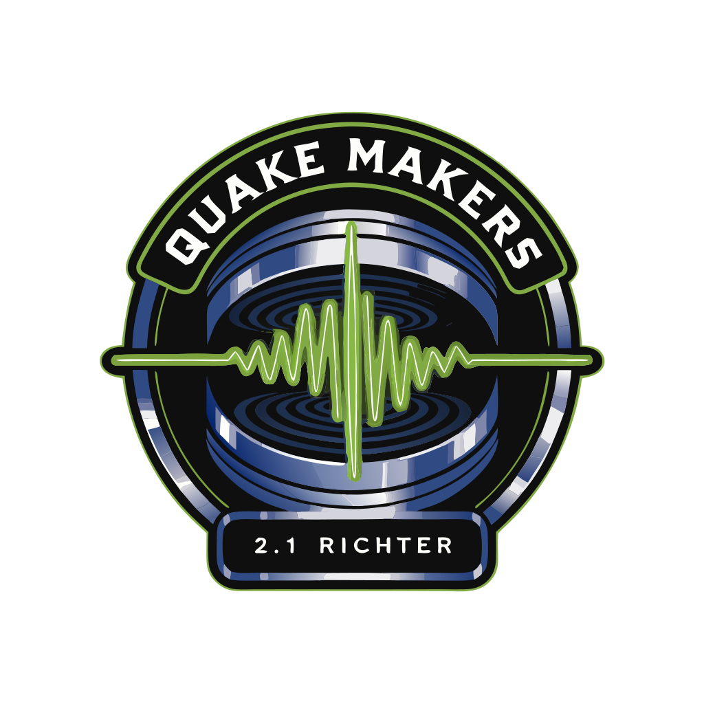 Quakemakers — Beast Quake seismic wave graphic